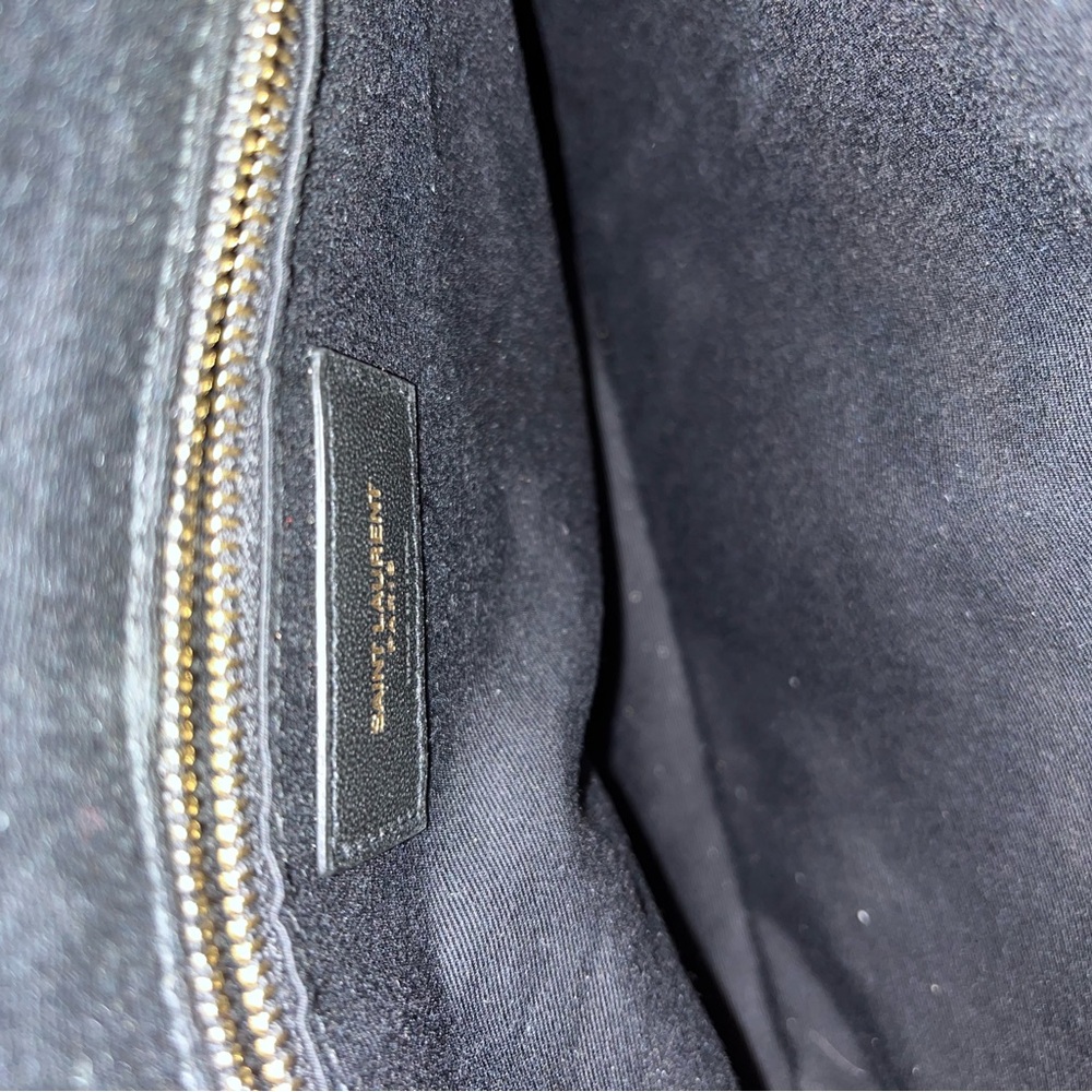 SOLD Saint Laurent Tribeca Shoulder Bag With Gold Hardware - Picture 13 of 15